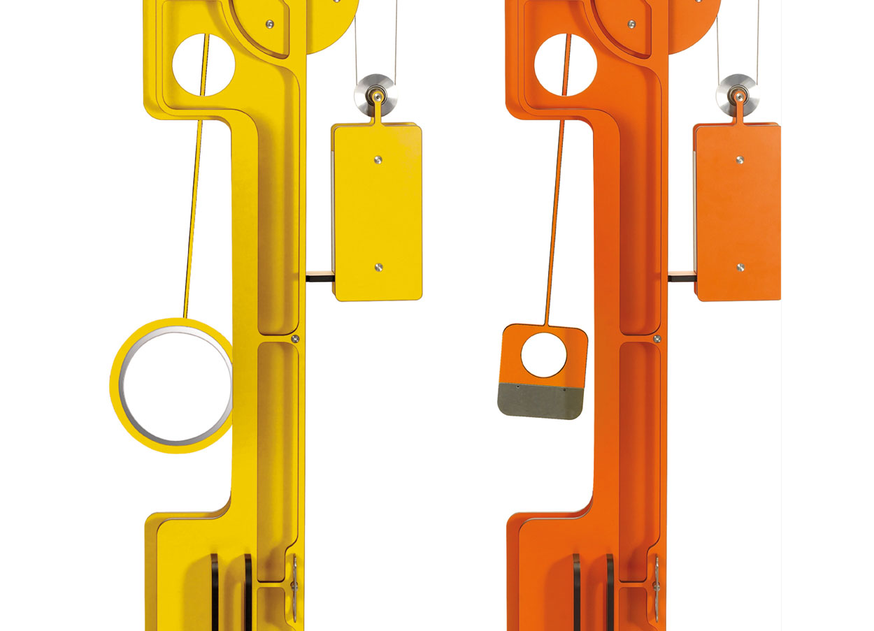 Horloge comtoise contemporaine design moderne UTINAM Besançon philippe lebru duo_popup