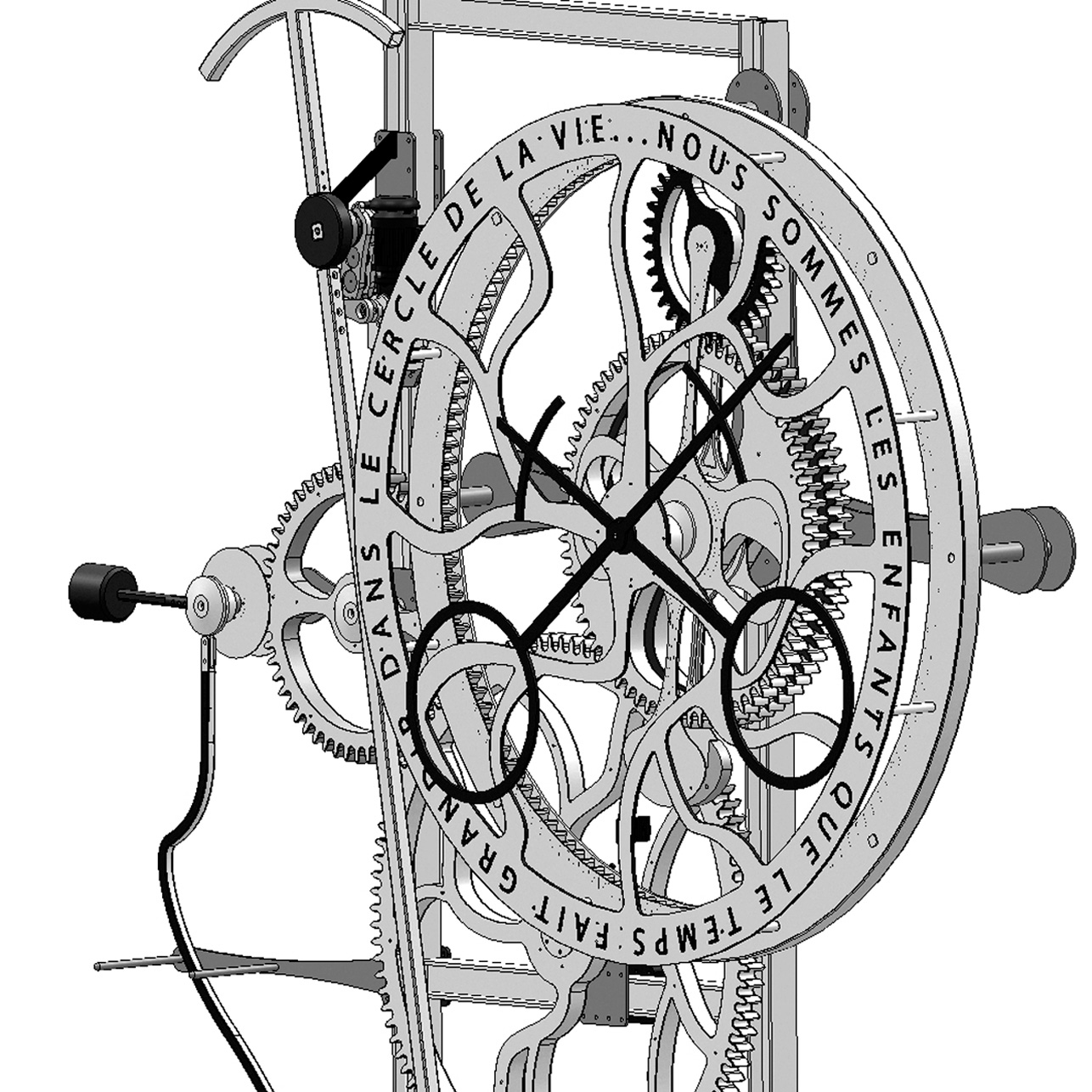 horloge monumentale aoyama besançon utinam philippe lebru dessin